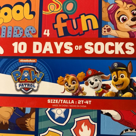 Paw Patrol 10 days of socks 10 pack - Picture 5 of 12